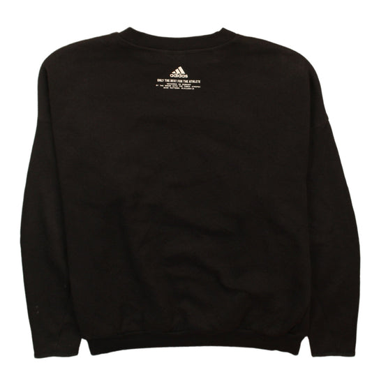 Mens UK Size L adidas Black Pullover Sweatshirt