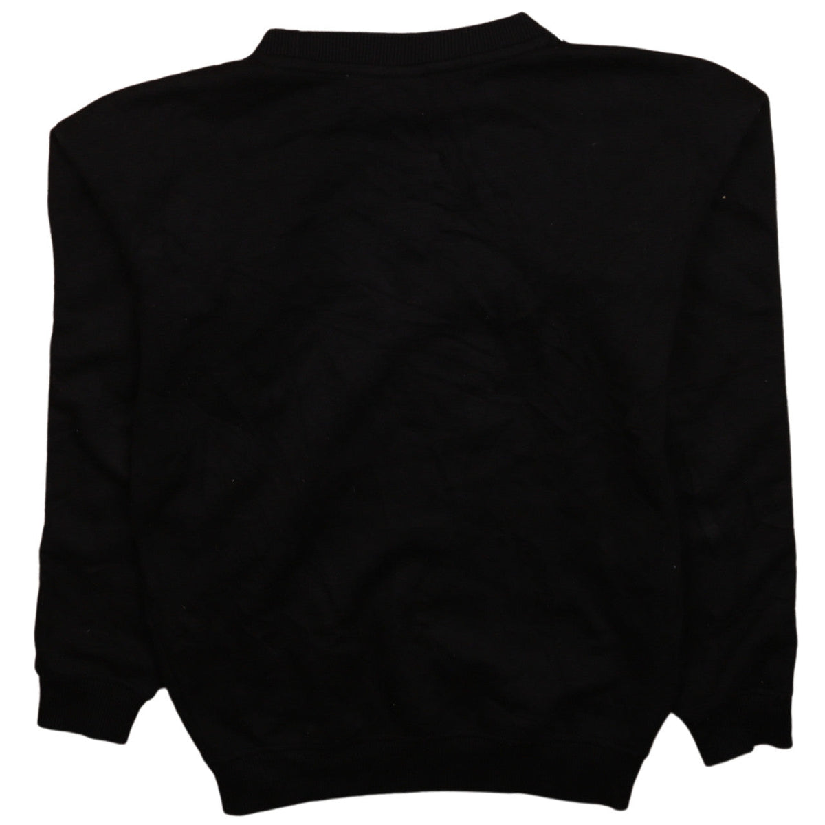 Fila Mens Black XS Crew Neck Logo Pullover Sweatshirt