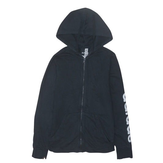 Mens UK Size S adidas Black Full Zip Hoodie
