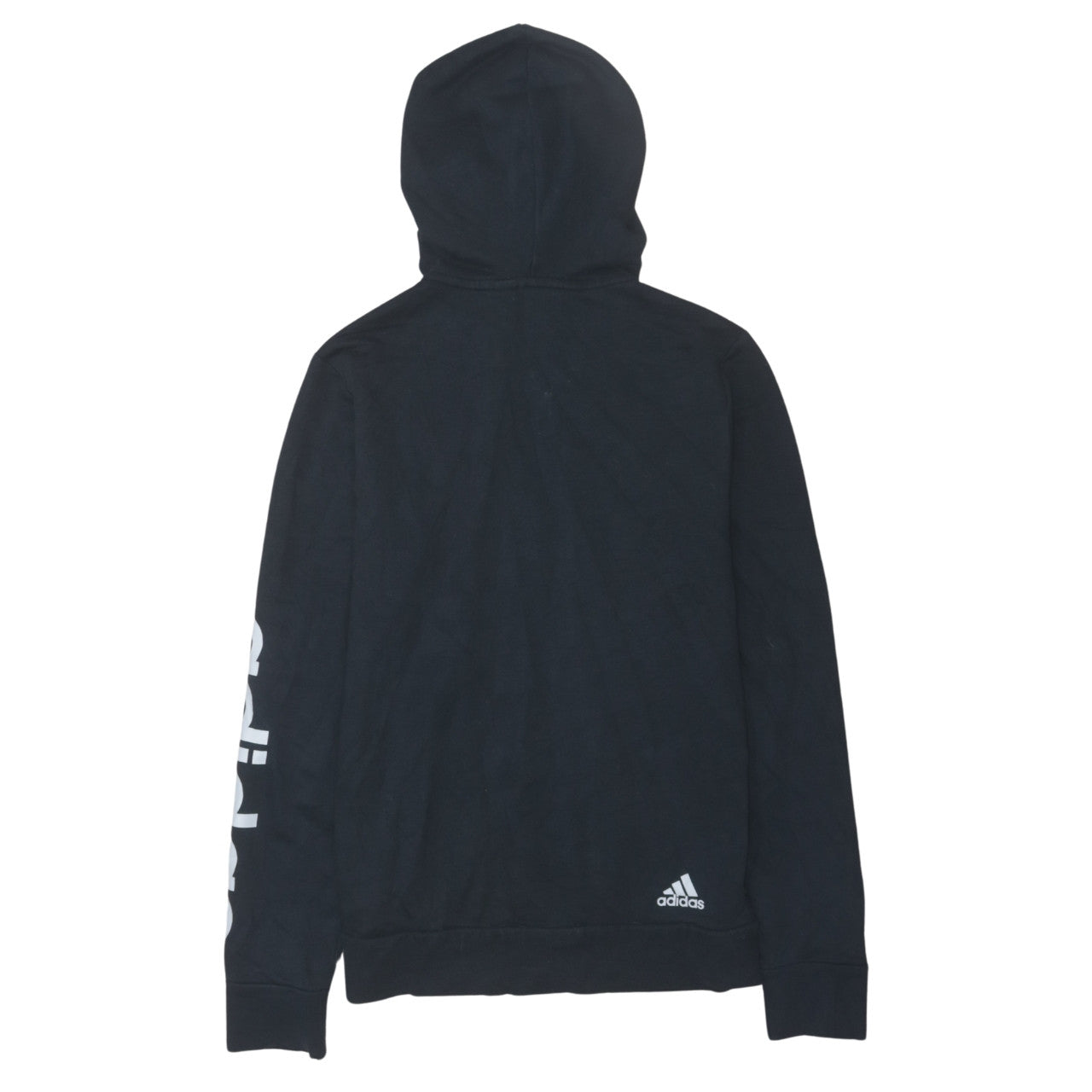 Mens UK Size S adidas Black Full Zip Hoodie