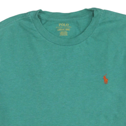 Boys UK Size 14-16 Years Ralph Lauren Green Basic T-Shirt