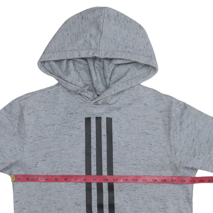 Mens UK Size S adidas Grey Pullover Hoodie