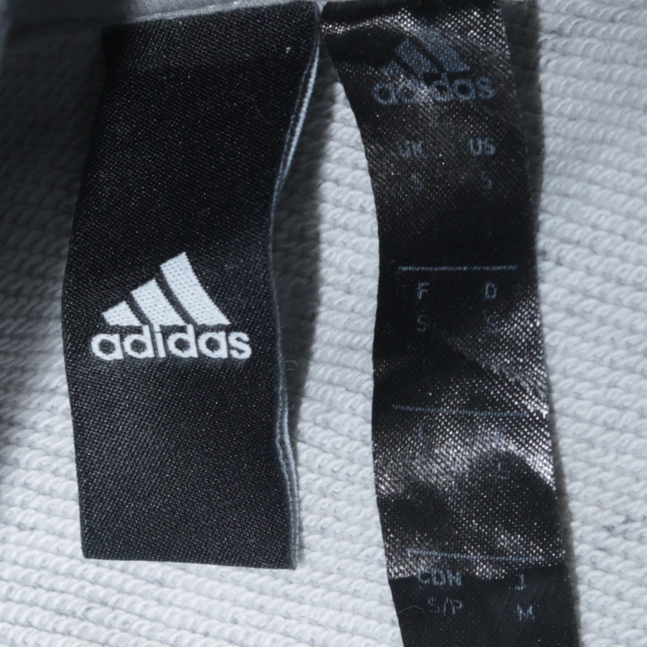 Mens UK Size S adidas Grey Pullover Hoodie