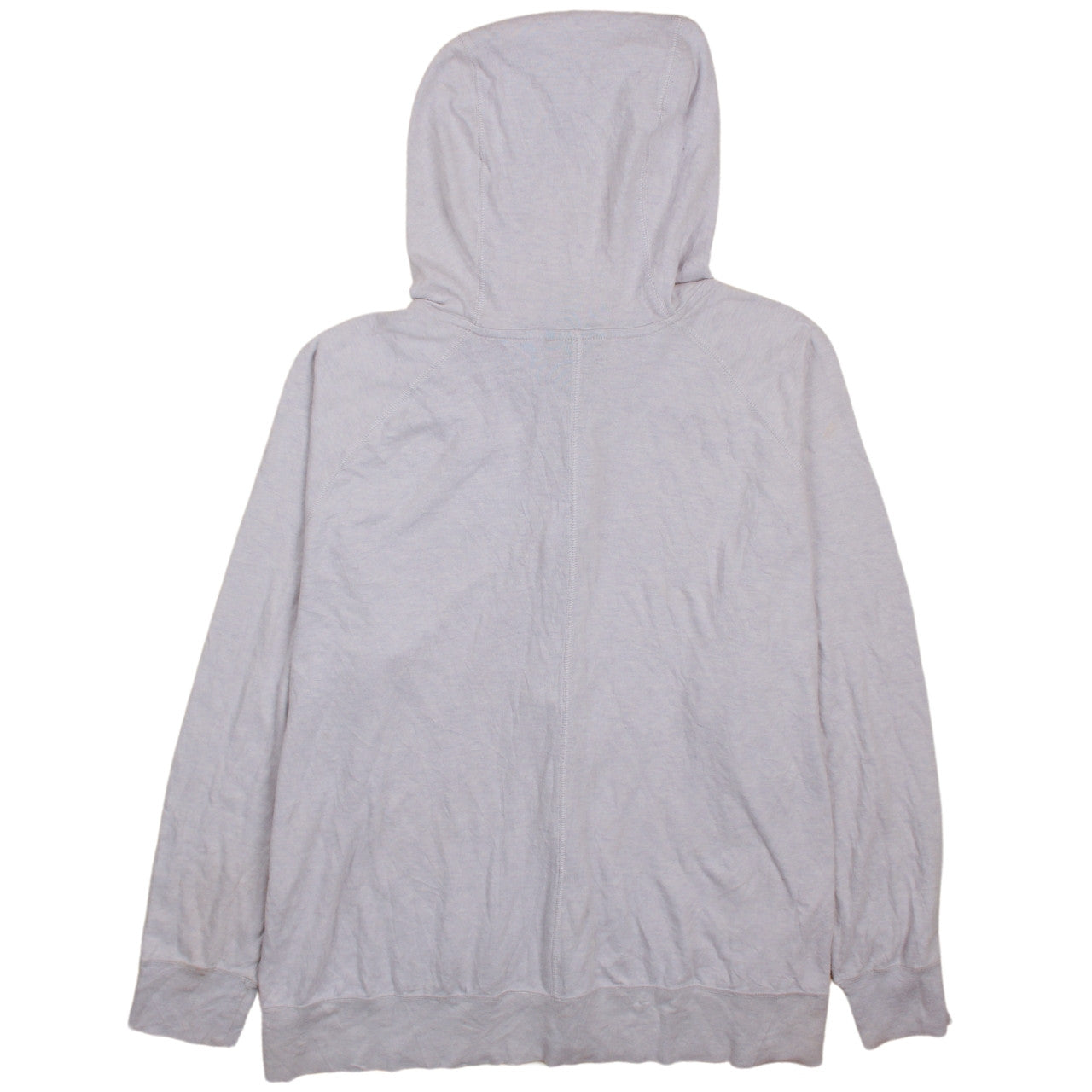 Mens UK Size 3XL Nike Grey Full Zip Hoodie