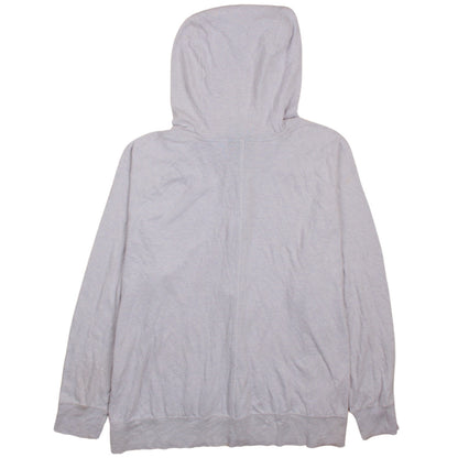 Mens UK Size 3XL Nike Grey Full Zip Hoodie