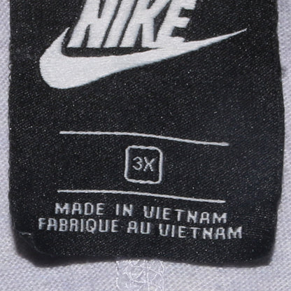 Mens UK Size 3XL Nike Grey Full Zip Hoodie