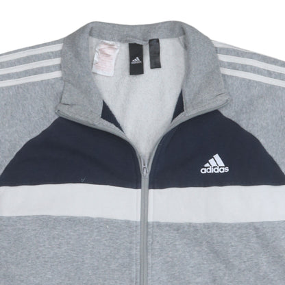 Mens UK Size L adidas Grey Gym & Training Running & Jogging Football Jacket