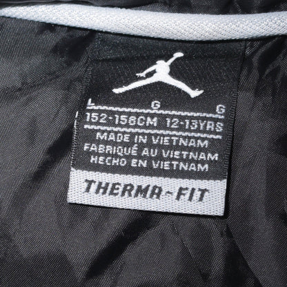 Jordan Boys Black Hooded Therma-Fit Puffer Jacket 12-13 Years