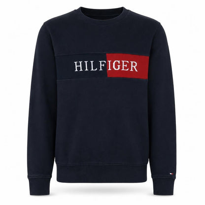 Mens UK Size S Tommy Hilfiger Blue Pullover Sweatshirt