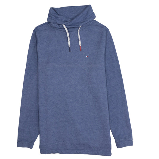 Mens UK Size M Hilfiger Denim Blue Pullover Sweatshirt