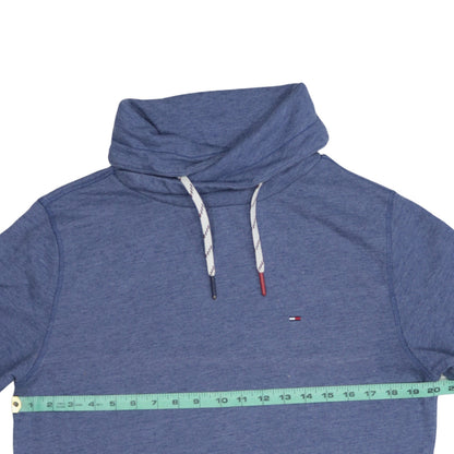 Mens UK Size M Hilfiger Denim Blue Pullover Sweatshirt