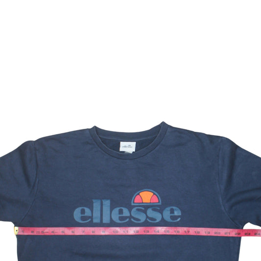 Mens UK Size L ellesse Blue Pullover Sweatshirt