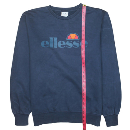 Mens UK Size L ellesse Blue Pullover Sweatshirt