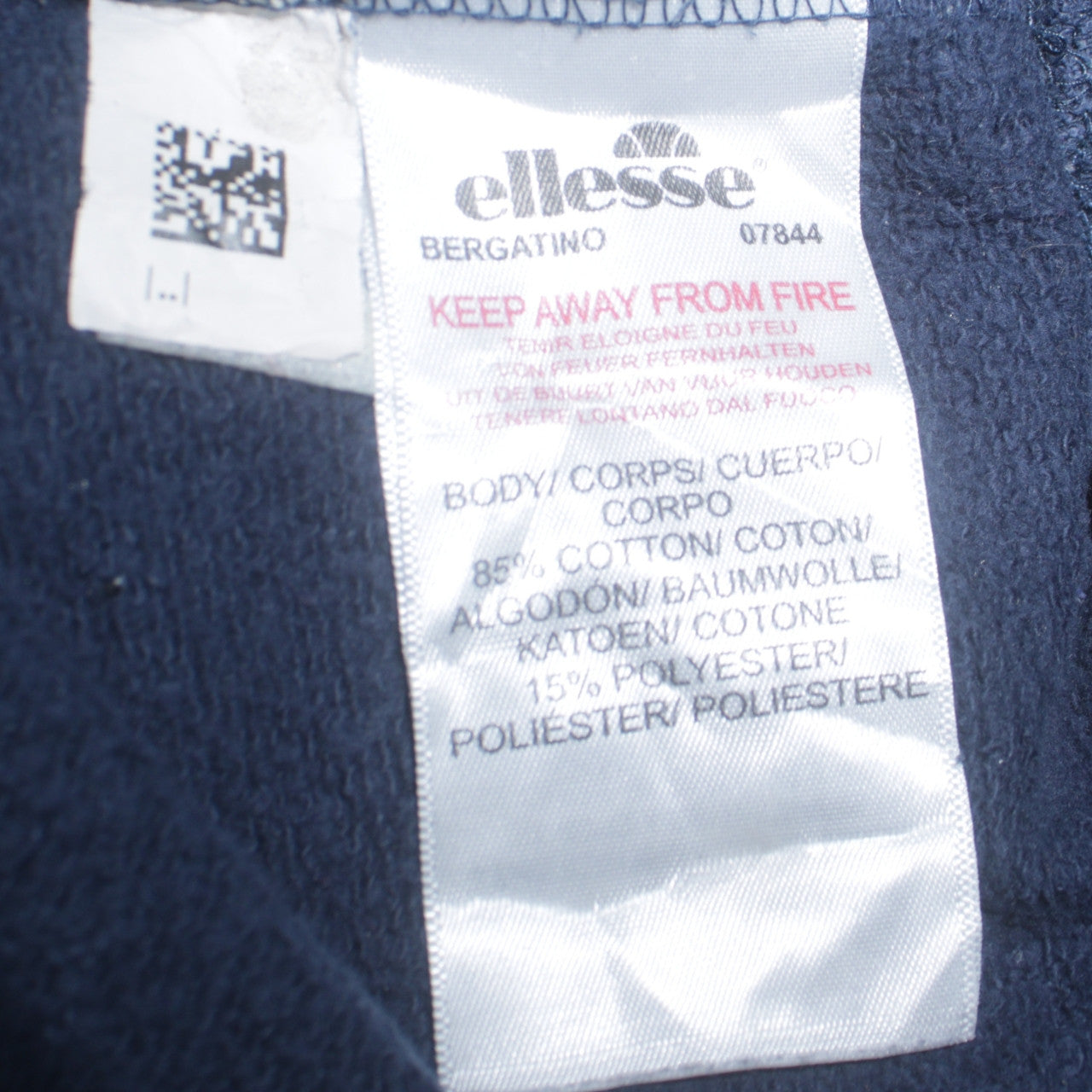 Mens UK Size L ellesse Blue Pullover Sweatshirt