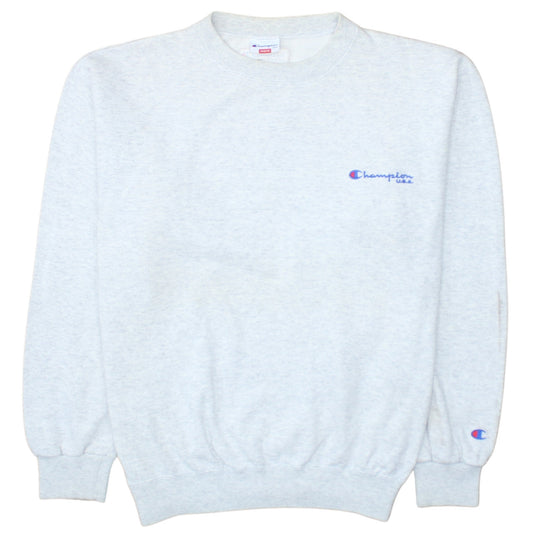 Mens UK Size M Champion Grey Pullover Sweatshirt