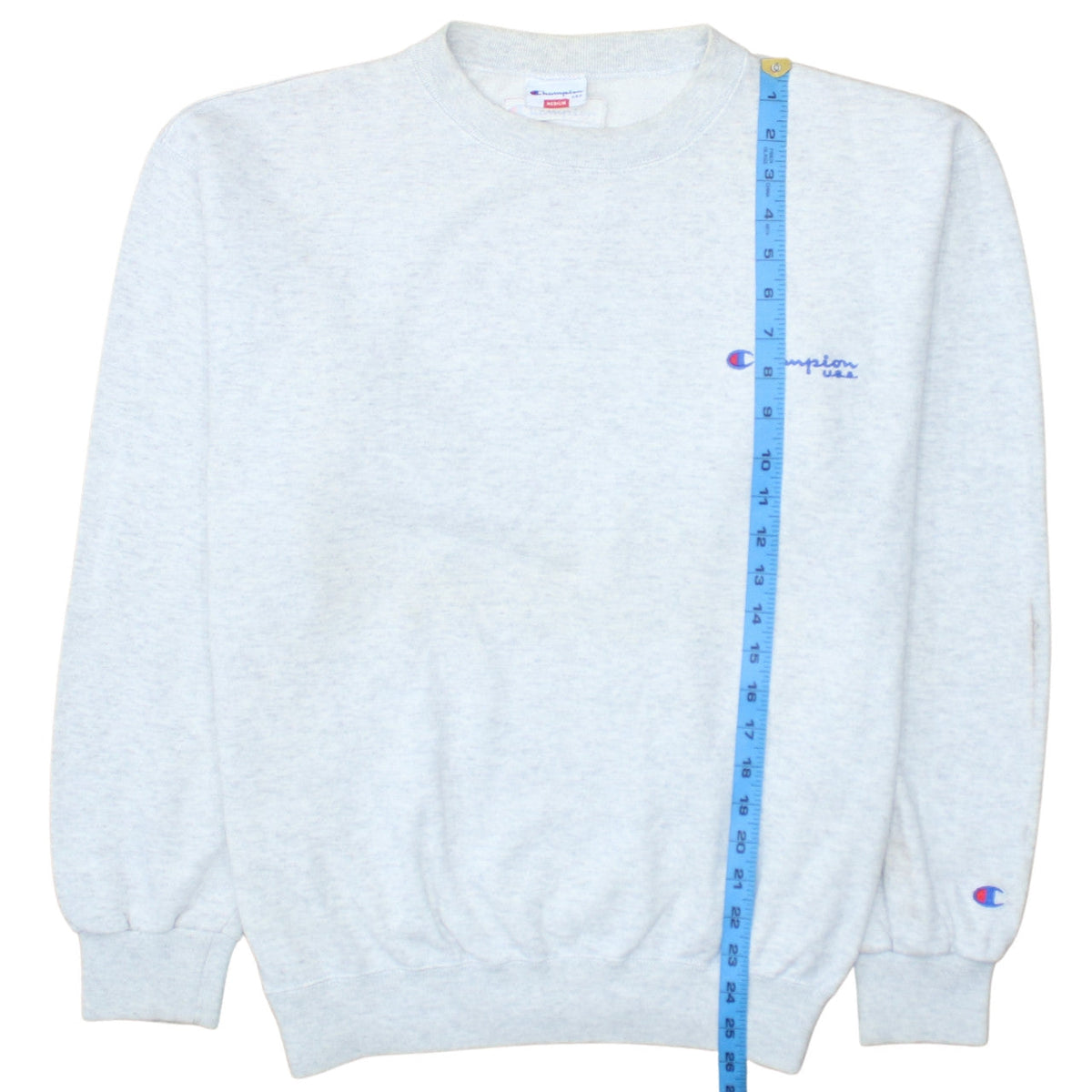 Mens UK Size M Champion Grey Pullover Sweatshirt