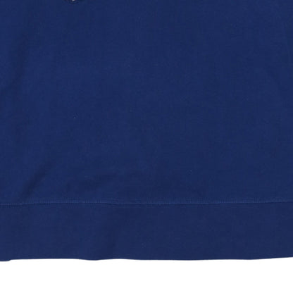 Gap Unisex Blue XL Pullover Sweatshirt with Floral Logo
