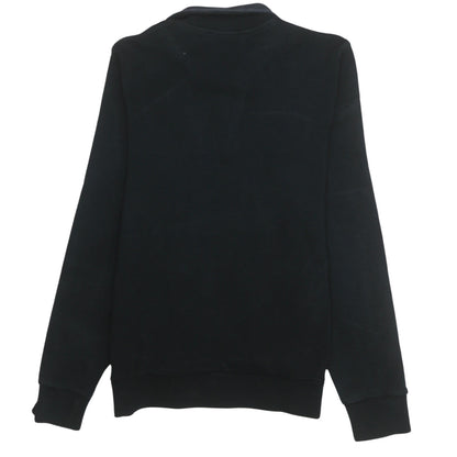 Mens UK Size M Lacoste Black Henley Sweatshirt