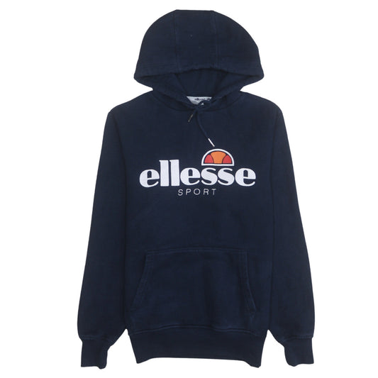 Womens UK Size 10 ellesse Blue Pullover Hoodie