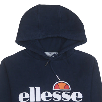Womens UK Size 10 ellesse Blue Pullover Hoodie