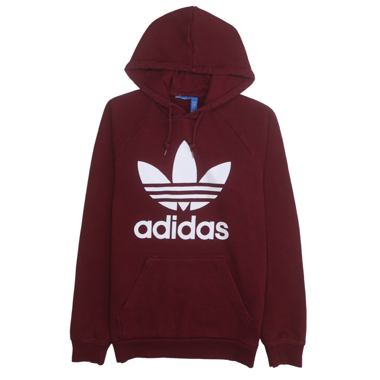 Mens UK Size S adidas Red Pullover Hoodie
