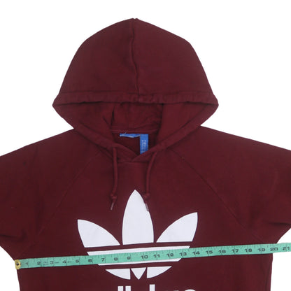 Mens UK Size S adidas Red Pullover Hoodie