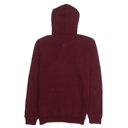 Mens UK Size S adidas Red Pullover Hoodie