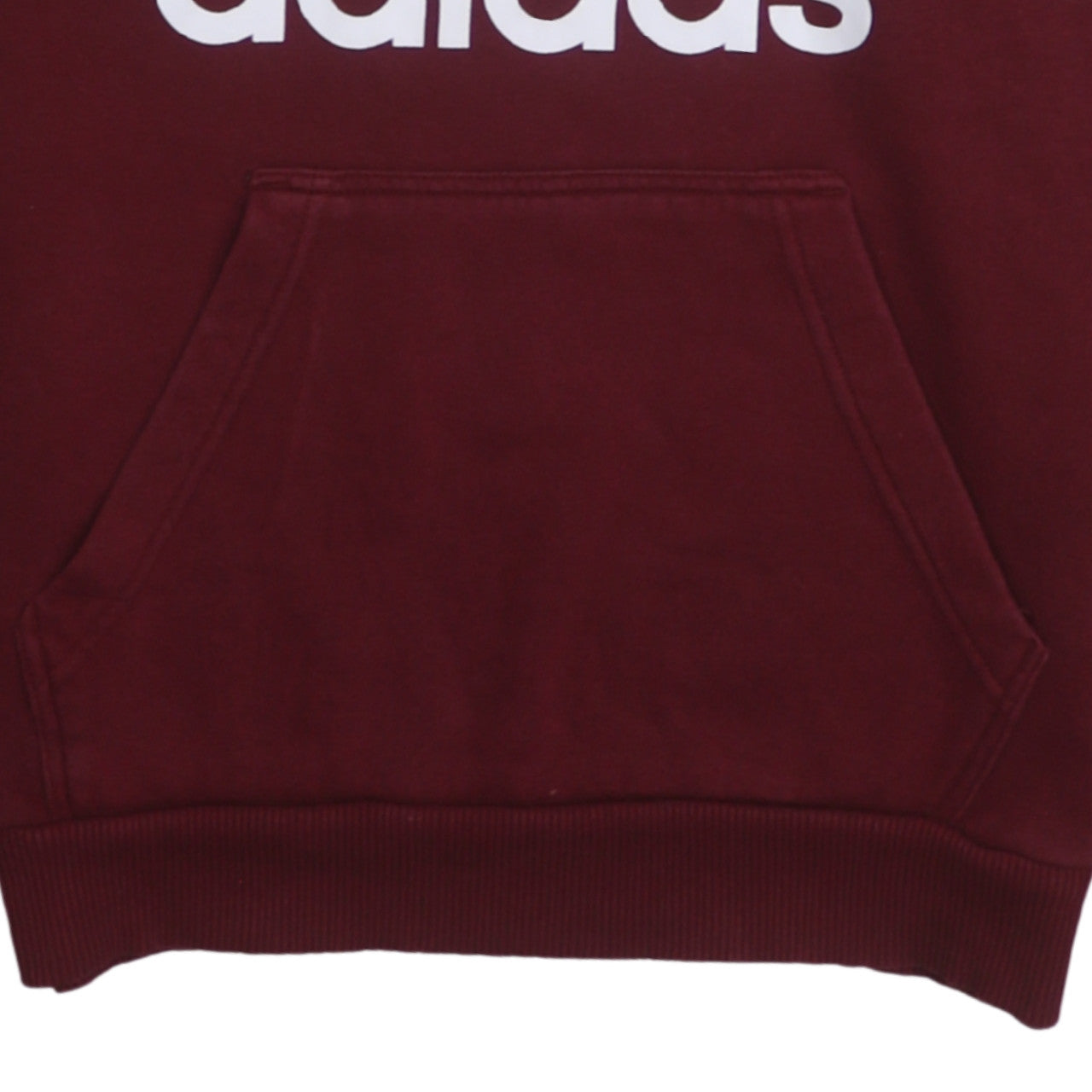 Mens UK Size S adidas Red Pullover Hoodie