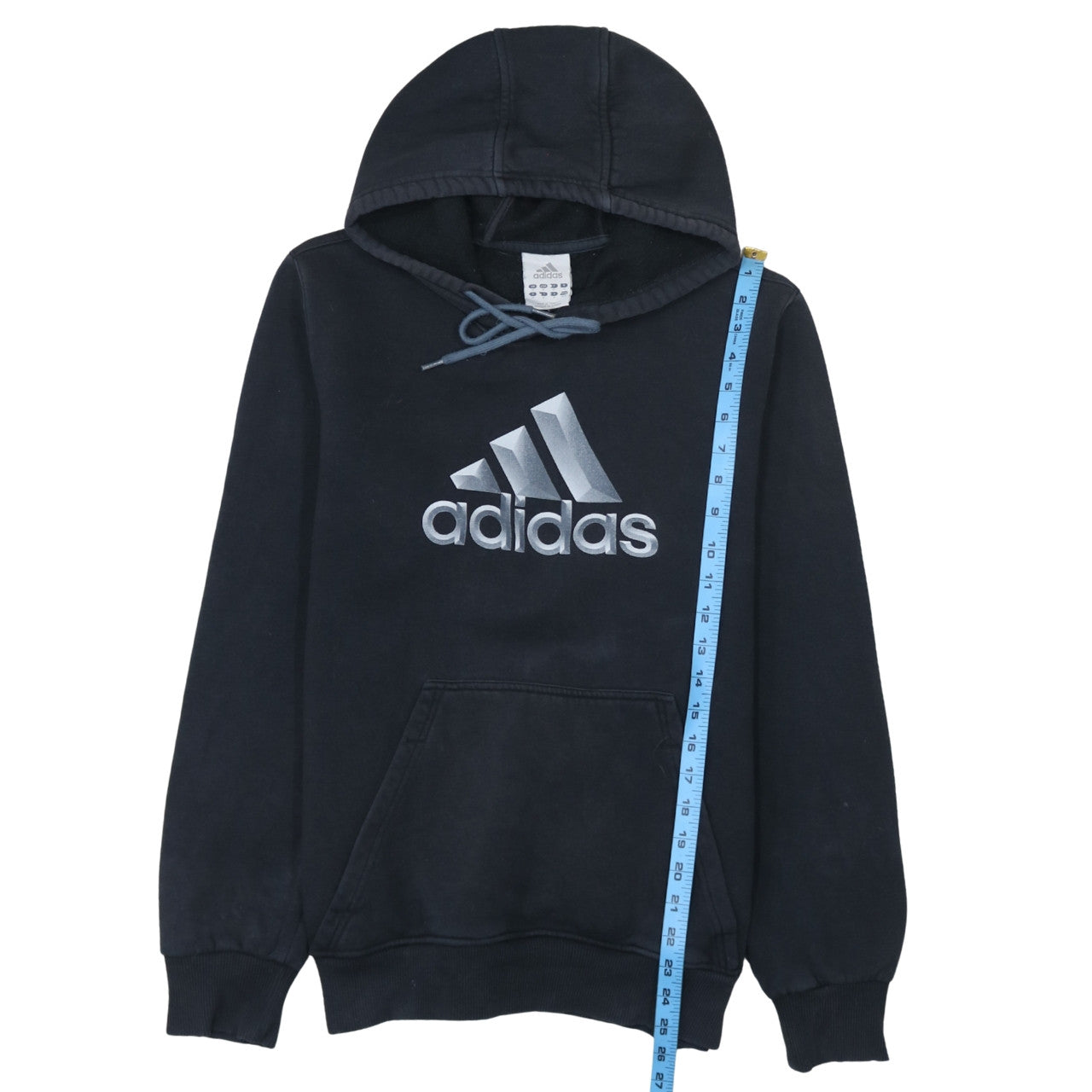 Mens UK Size M adidas Black Pullover Hoodie