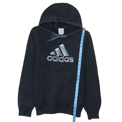 Mens UK Size M adidas Black Pullover Hoodie