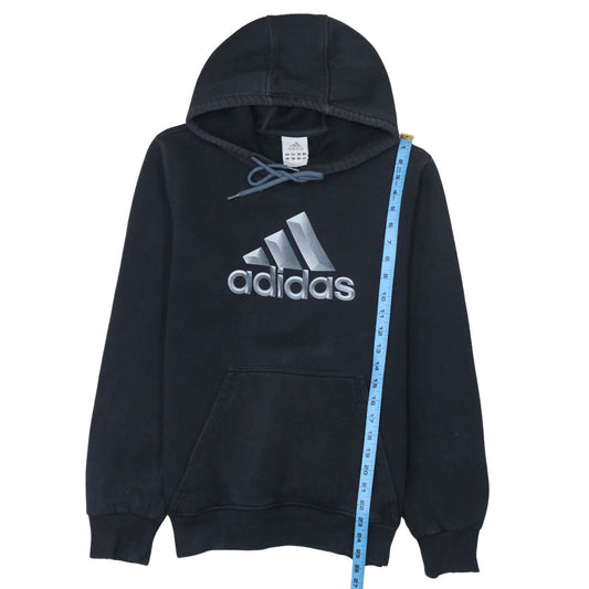 Mens UK Size M adidas Black Pullover Hoodie