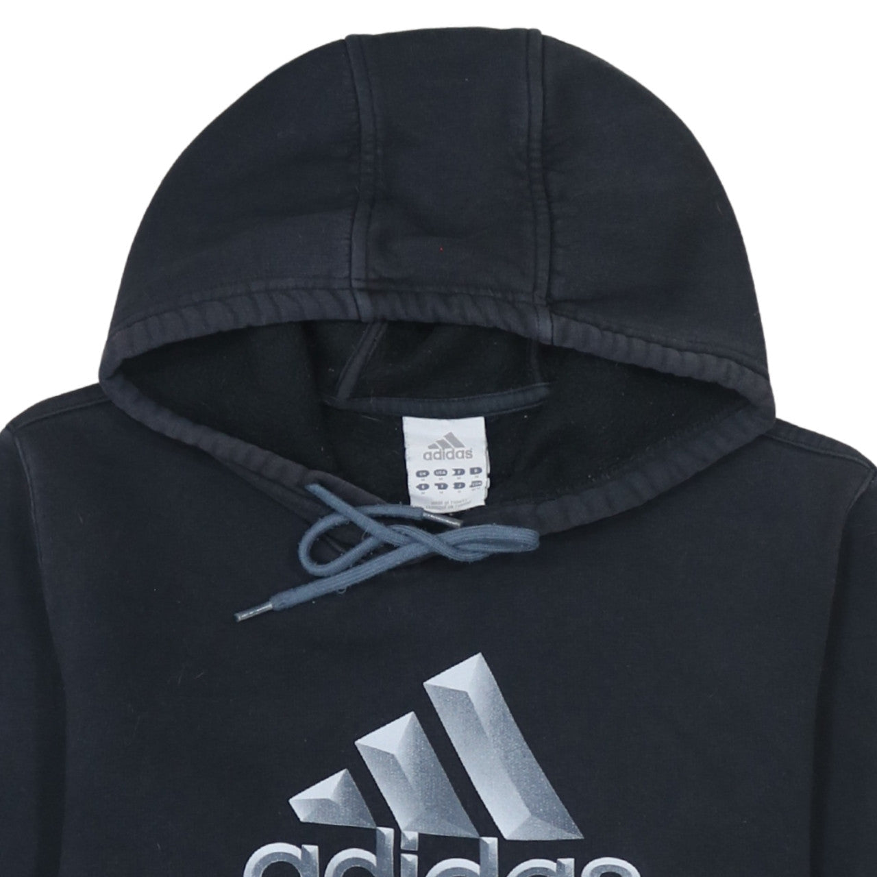 Mens UK Size M adidas Black Pullover Hoodie