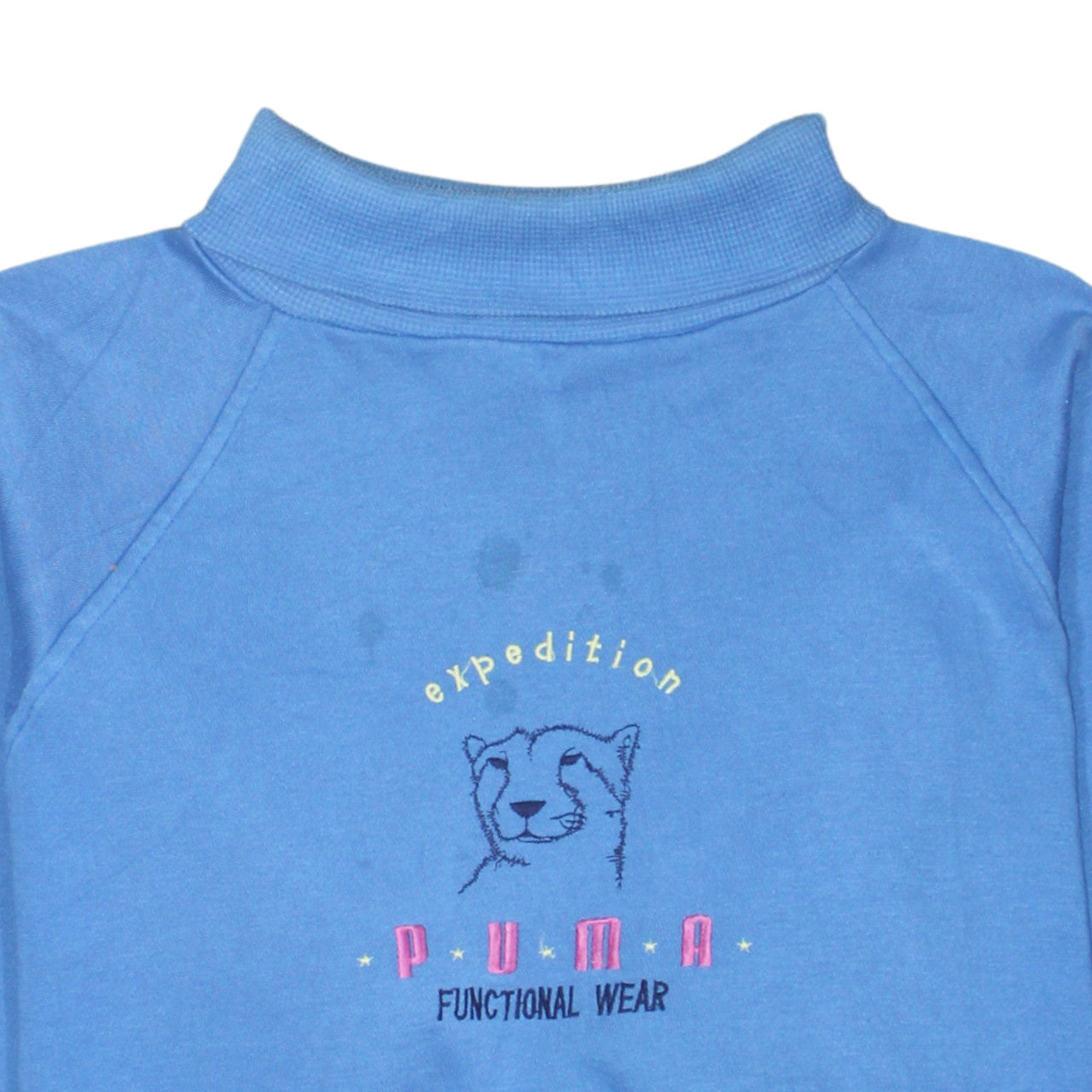 Womens UK Size XL PUMA Blue Pullover Sweatshirt