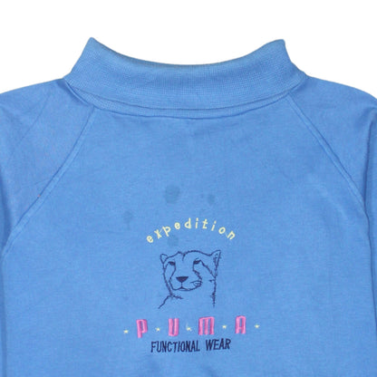 Womens UK Size XL PUMA Blue Pullover Sweatshirt