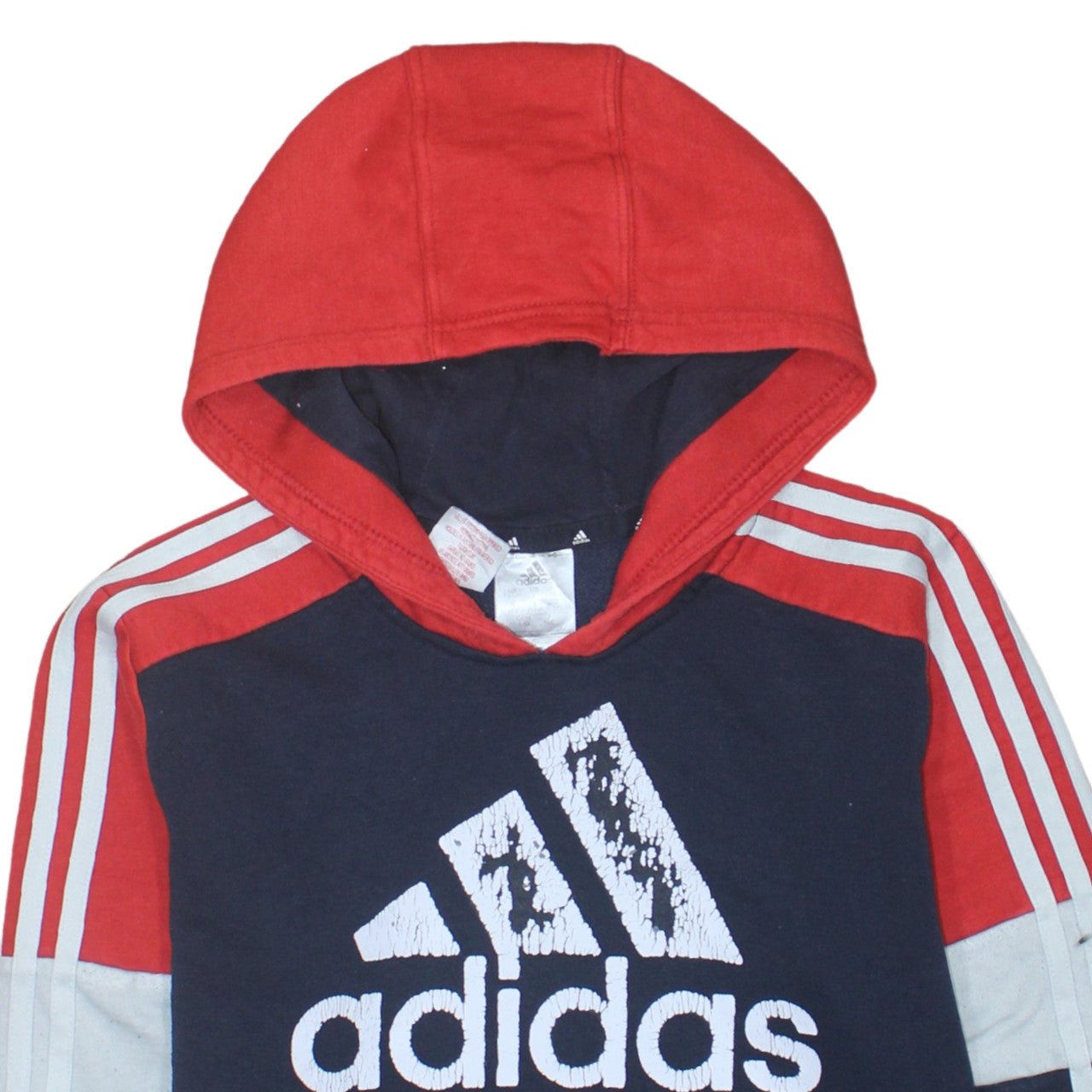 Boys UK Size 13-14 Years adidas Blue Pullover Hoodie