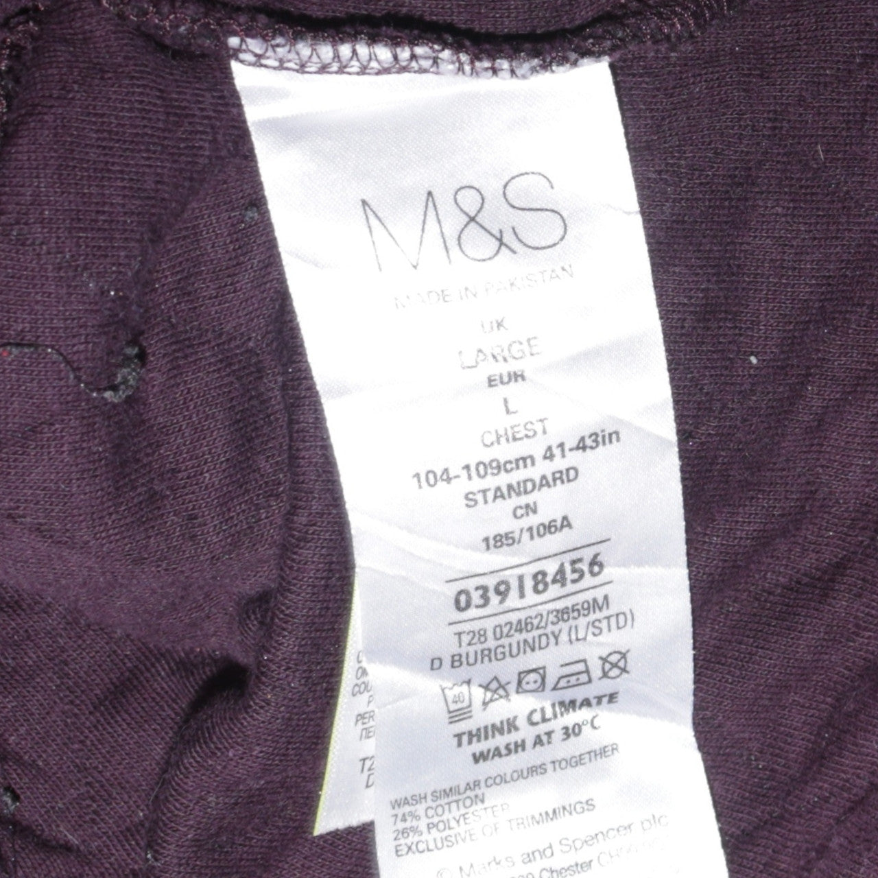 Mens UK Size L Marks and Spencer Brown Casual Walking Gym & Training Jacket