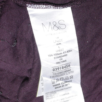 Mens UK Size L Marks and Spencer Brown Casual Walking Gym & Training Jacket