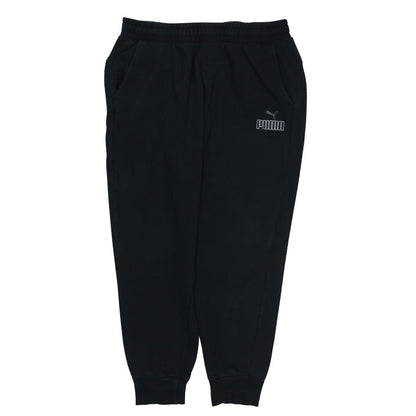 Mens UK Size XL PUMA Regular Fit Jogger Black Trousers