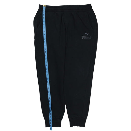 Mens UK Size XL PUMA Regular Fit Jogger Black Trousers