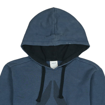 Mens UK Size S Reebok Blue Pullover Hoodie