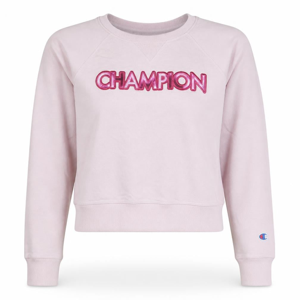 Womens UK Size XS Champion Pink Pullover Sweatshirt