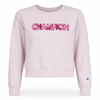 Womens UK Size XS Champion Pink Pullover Sweatshirt