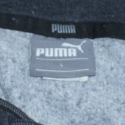 Womens UK Size L PUMA Black Full Zip Hoodie