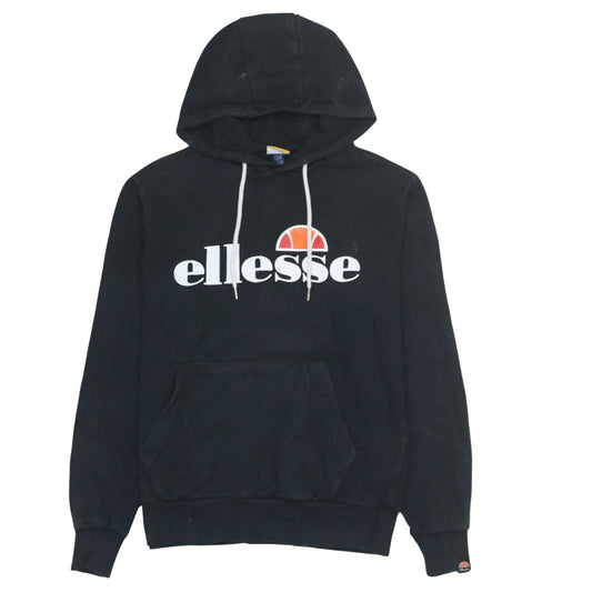 Womens UK Size 12 ellesse Black Pullover Hoodie