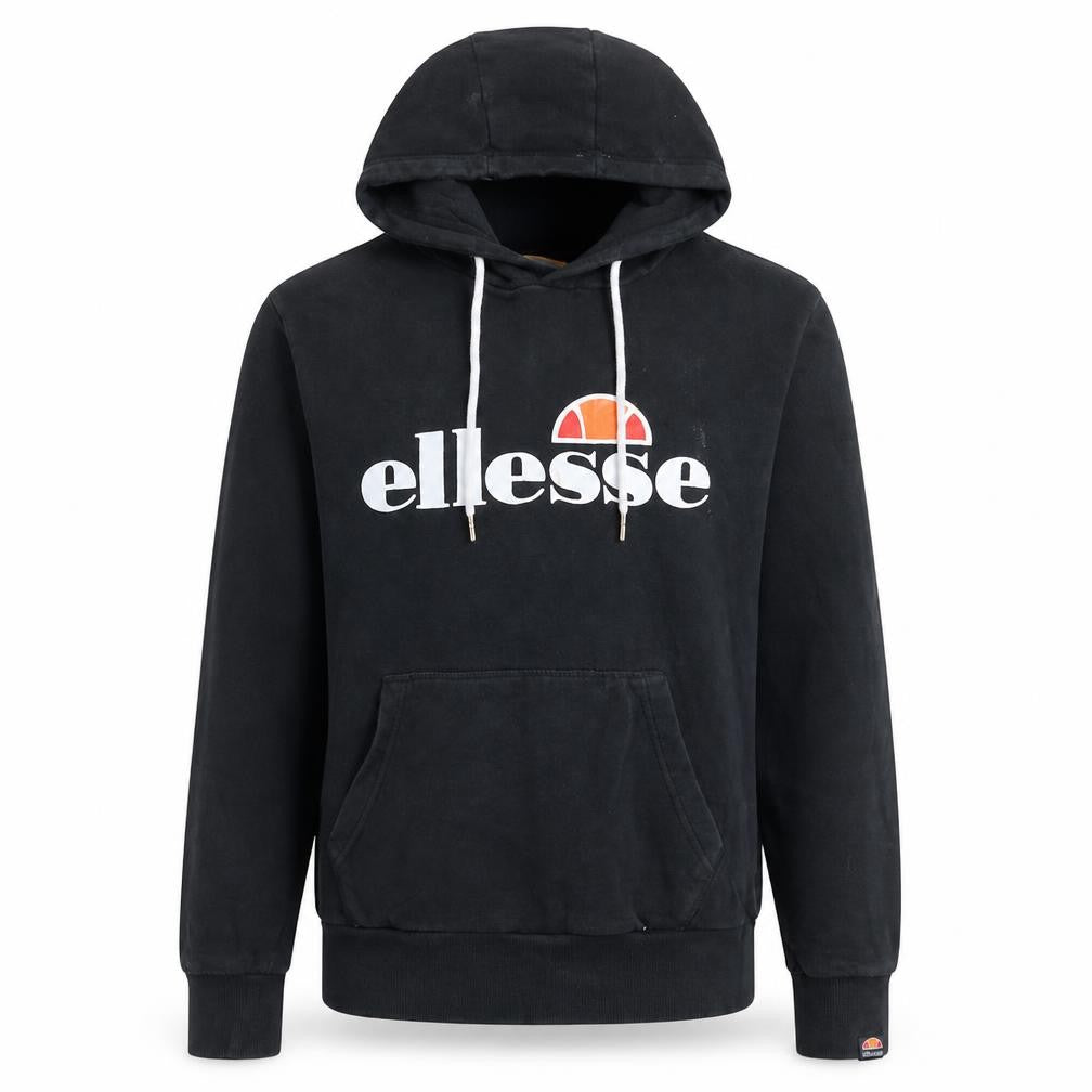 Womens UK Size 12 ellesse Black Pullover Hoodie