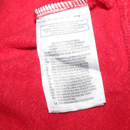Mens UK Size L adidas Red Pullover Hoodie