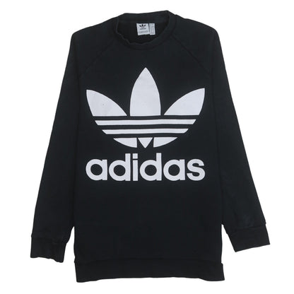 Womens UK Size 8 adidas Black Pullover Sweatshirt
