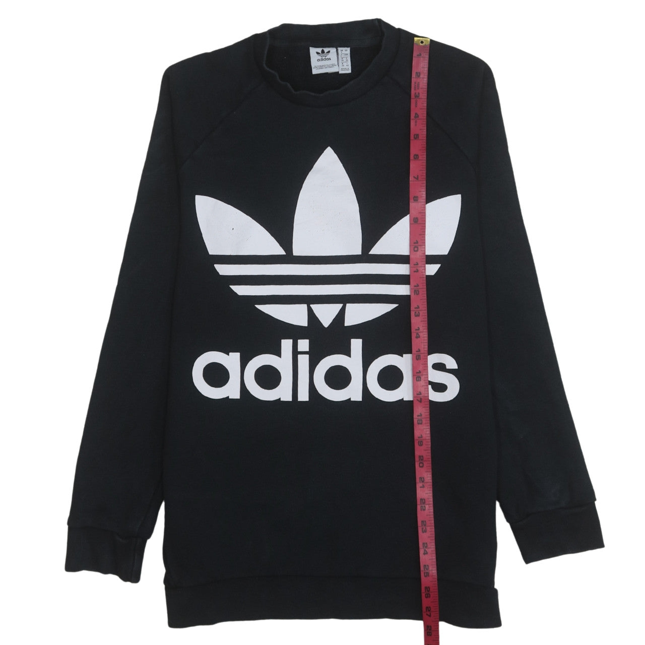 Womens UK Size 8 adidas Black Pullover Sweatshirt