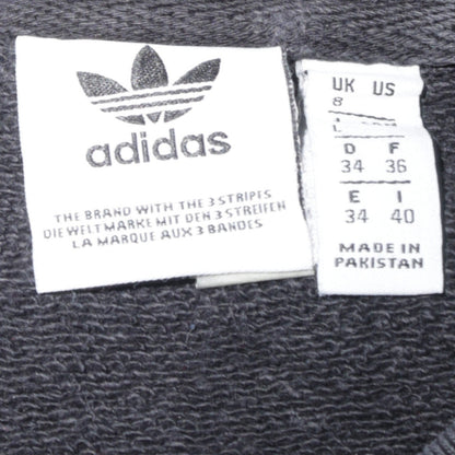Womens UK Size 8 adidas Black Pullover Sweatshirt