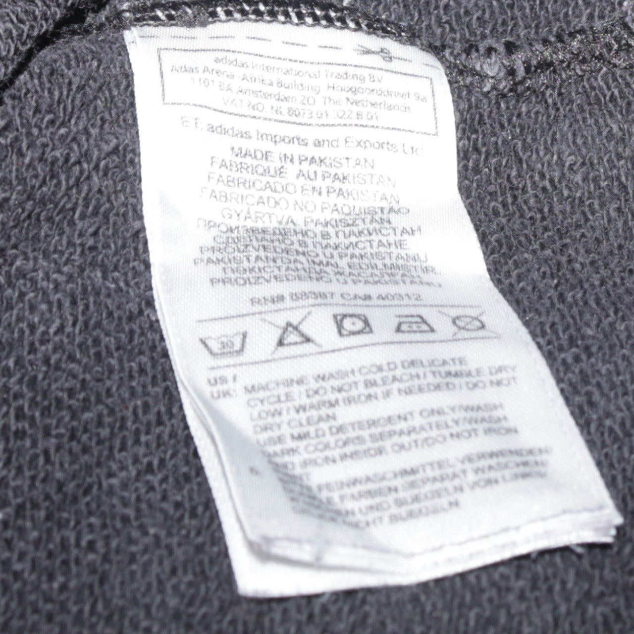 Womens UK Size 8 adidas Black Pullover Sweatshirt